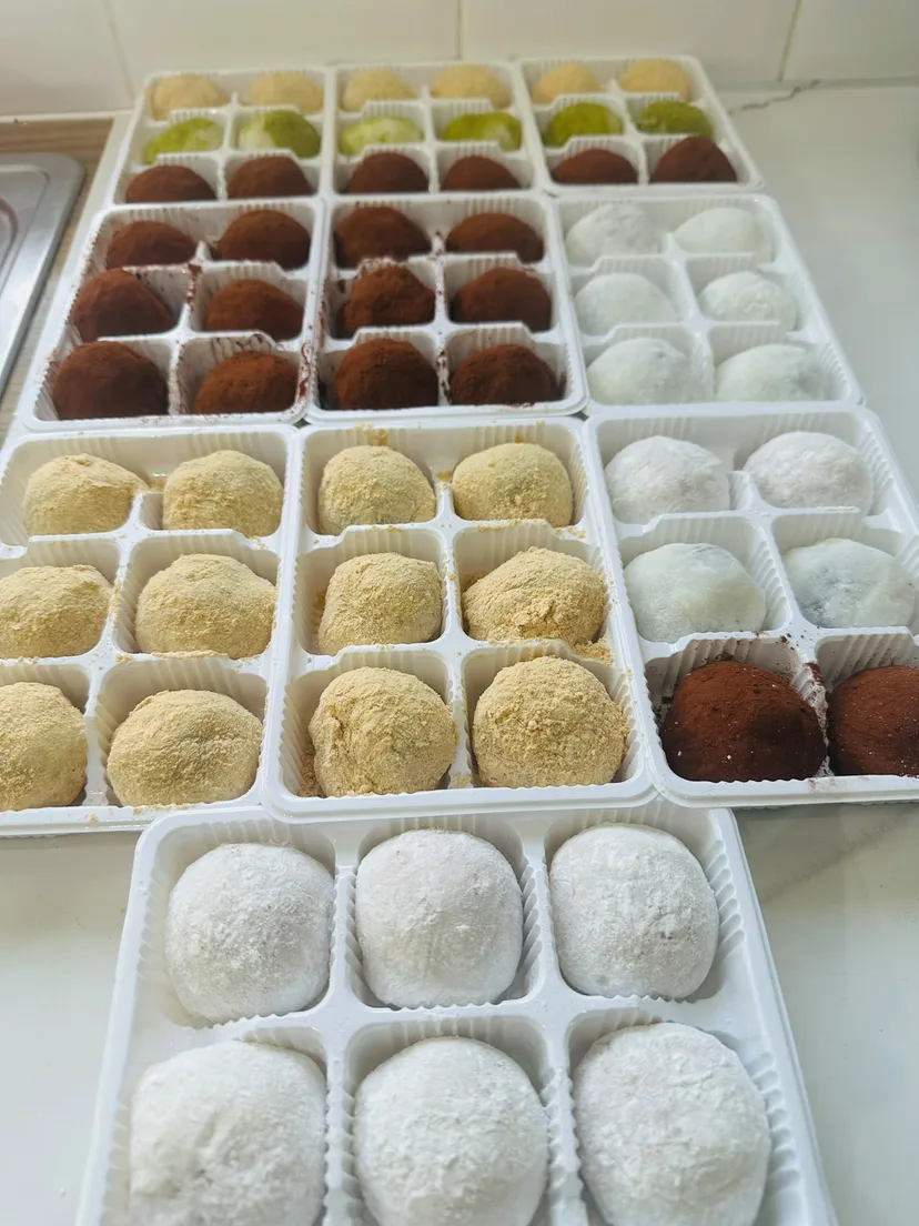 為相聚準備的糯米糍小盒